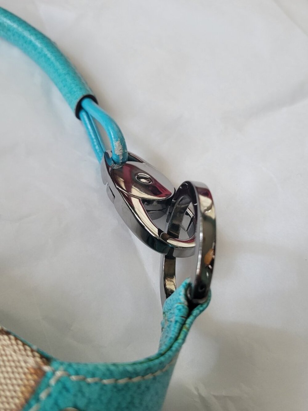 Authentic Tom Ford era Turquoise Gucci Hobo - Picture 12 of 16